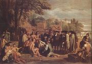 Benjamin West William Penn's Treaty with the Indians (nn03) oil painting picture wholesale